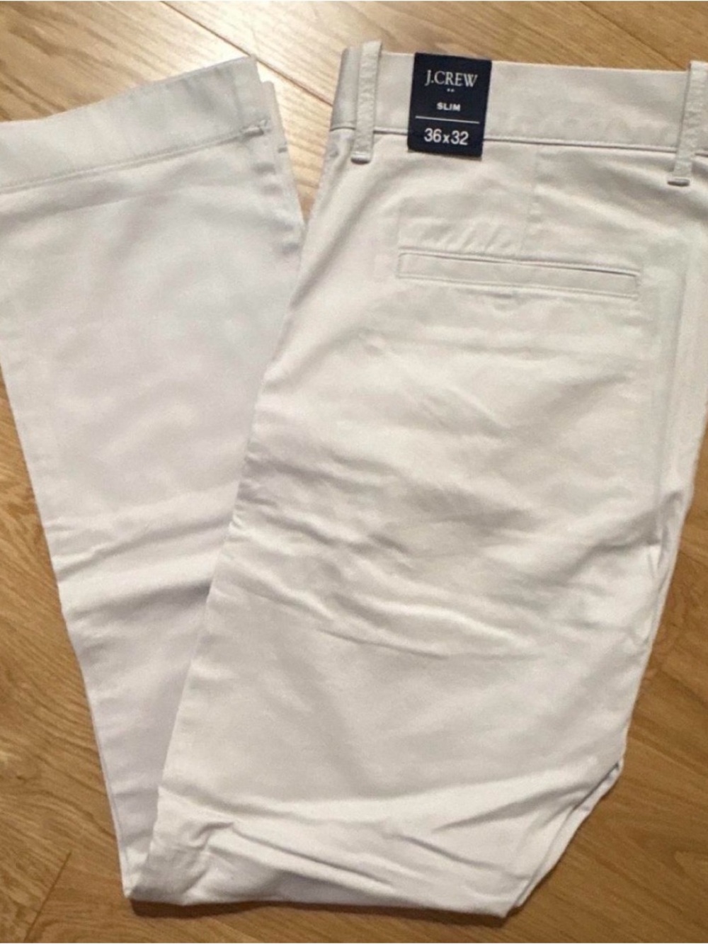 J. Crew Slim White Men's Chino Pants